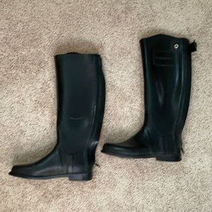 Burberry tall rain boots size 39